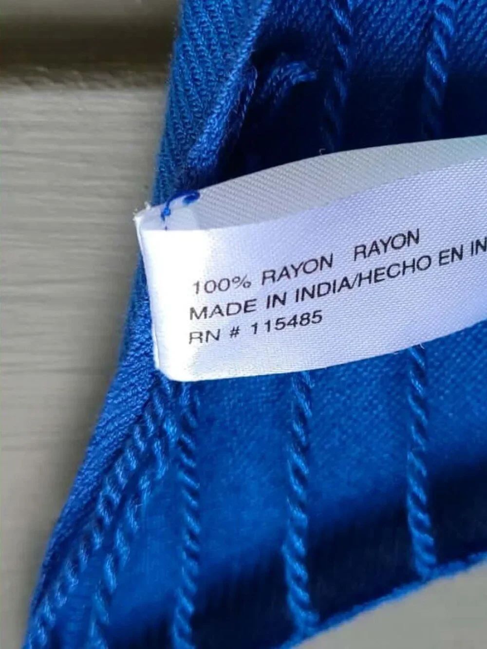 Pashmina Royal Blue 100% Rayon